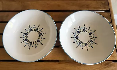 Lot Of 2 Stetson MarCrest Swiss Chalet Alpine Retro Mid Century Pasta Bowls 9” • $24