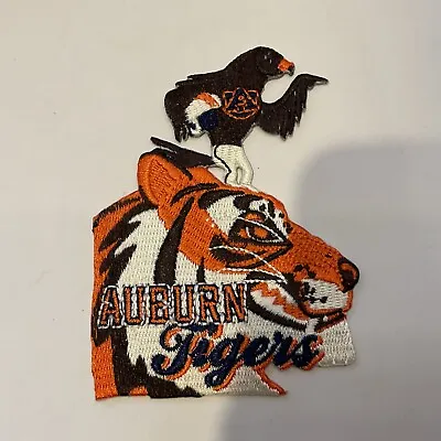 Auburn Vintage Embroidered Iron On Patch  3.5” X 3” • $6.99