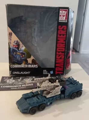 Hasbro Transformers Generations Combiner Wars Voyager Class Onslaught Figure • $40