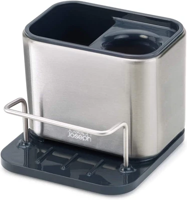 $51.46 • Buy Joseph Joseph Surface Sink Caddy Stainless Steel Sponge Holder Organizer Silver