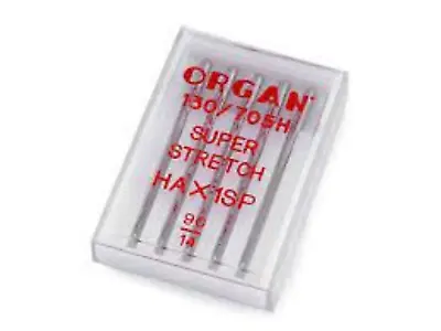 Overlocker Sewing Machine Needles Super Stretch Size 90  Brother Janome Singer • £3.50