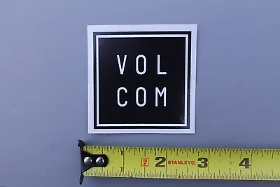 VOLCOM Stone Black White Skateboard Surfboards VC1 Vintage Skateboarding STICKER • $14