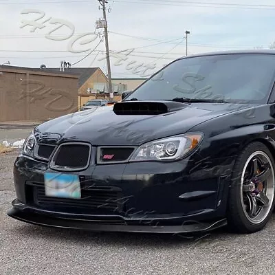 For 06-07 Subaru Impreza WRX STi S204 Painted Black Front Bumper Splitter Lip • $66.99