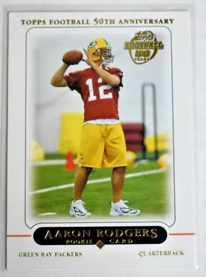 2005 Topps 50th Anniversary Aaron Rodgers Rookie Card RC #431 Packers • $0.99