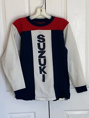 Vintage Suzuki 1974 Blue Bar Kids Racing Jersey • $99.99