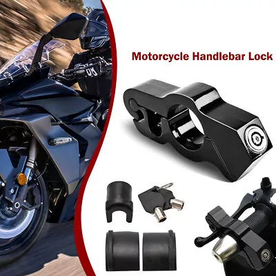 Motorcycle Handlebar Brake Lock Clutch Lever Grip Throttle Security Anti Theft • $15.99