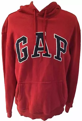 Unisex GAP Red Hoodie Blue Motif U.K. Small 21” Pit To Pit • £9.99