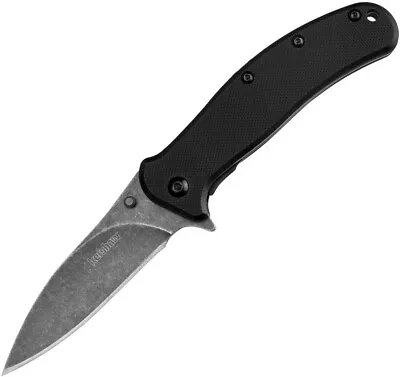 Kershaw DISCONTINUED ZING G-10 1730BWH3 R.J. Martin Spring Assist FLIPPER Knife • $22.95