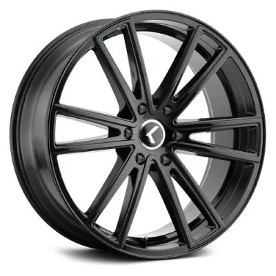 20x8.5 Kraze Lusso Gloss Black Wheels 5x4.5 (38mm) Set Of 4 • $986