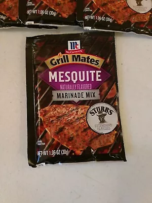 McCormick Grill Mates Mesquite Marinade Mix 1.06 Oz - Lot Of 4 • £9.64