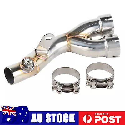 For R6 Mid Pipe YAMAHA YZF-R6 EXHAUST CAT Decat ELIMINATOR Y PIPE RACE Link • $99.99