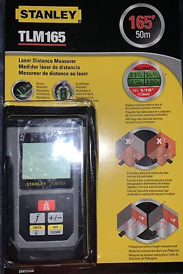 $99 • Buy Stanley Tools TLM165 Laser Distance Measurer New Sealed Box