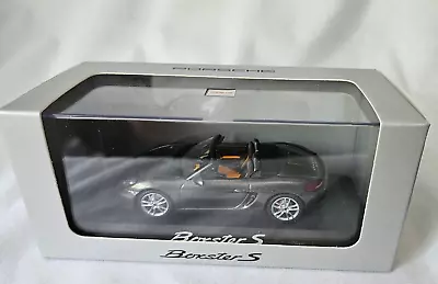 Porsche Boxter S 1:43 Collectors Model Display Box/Stand  Quartz Grey Metallic • $89.99