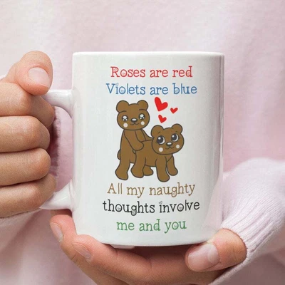 $26.99 • Buy Valentines Day Mug Valentine's Day Gift For Him Funny Valentines Gift For Her