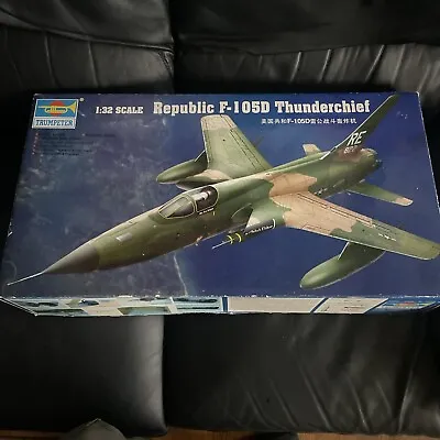 1:32 Scale Republic F-105D Thunderchief Model Kit Trumpeter # 02201 • $100