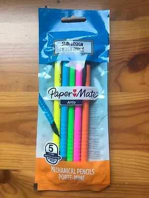 Paper Mate Assorted Non-Stop Mechanical Pencils 0.7mm Medium Point Pack Of 5 • £3.45