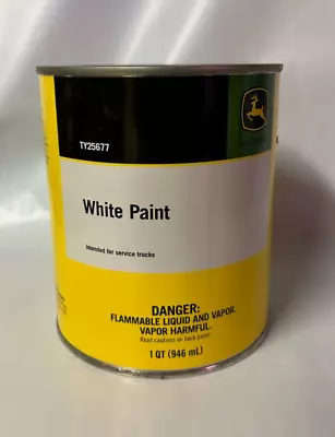 1 Quart- John Deere White Paint #TY25677 • $21.50