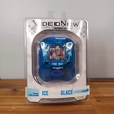 Video Now Ice Blue Color FX PVD Player Tiger Electronics 2006 Brand New Sealed • $35.72