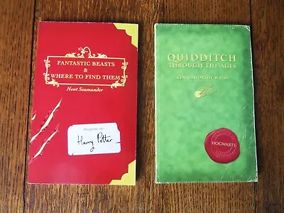 Fantastic Beasts / Quidditch Through The Ages - Bloomsbury 1st Editions & Prints • £14.99