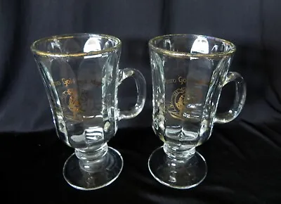 MGM Metro Goldwyn Mayer ROARING LION Irish Coffee Glass Mugs • $14.49