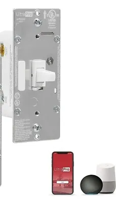 UltraPro WiFi In-Wall Smart Toggle Dimmer With QuickFit™ And SimpleWire™ 1 Pack • $19.99