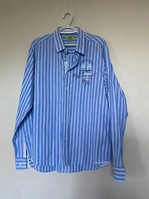 LA MARTINA SADDLERY Polo Long Sleeve Button Up Shirt Size XL • $10