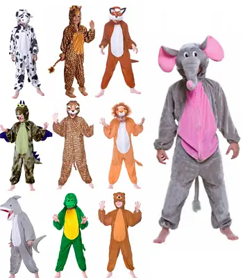 Kids Toddlers Animal Costume Boy Girl Zoo Fancy Dress Jumpsuit Kids Book Day • £15.49