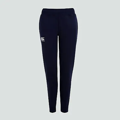 CCC Canterbury Womens Tapered Cuffed Fleece Joggers Trousers Pants Sweatpant • £41.99