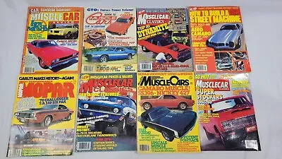 Vintage Muscle Car 8 Magazine Lot Mopar Classics 1985 1986 1988 1992 Dodge Chevy • $29.99