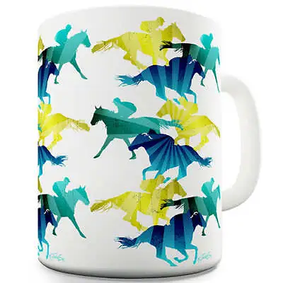 Horse Racing Collage Novelty Mug • £7.99