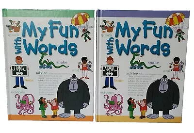 My Fun With Words Set Of 2 Children's Books A-K L-Z Hardcover Dictionary • $8.99