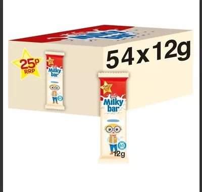 Milkybar White Chocolate Kid Bars 54 X 12 G • £17.55