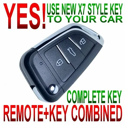 X7 Style Flip Remote For Mitsubishi Montero E4eg8d522ma Keyless Entry Fob Rd1 • $39.99