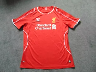 £18.99 • Buy Men's Liverpool Warrior 2014-15 Home Short Sleeve Football Shirt Size L In Red