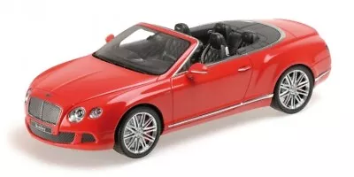 Minichamps 1:18 BENTLEY CONTINENTAL GT SPEED CONVERTIBLE 2013 RED - 107139330 • $268