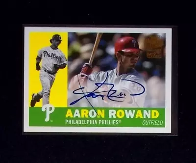 2023 Topps Archives Aaron Rowand 60FF-AR 1960 Fan Favorites Auto Autograph • $0.99