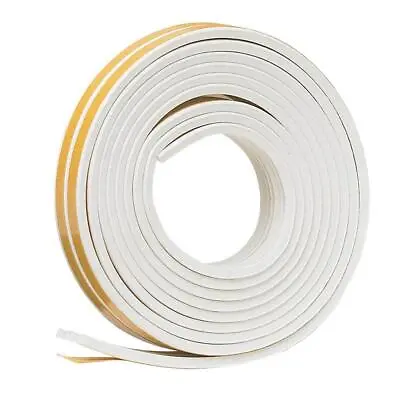 Rubber Weather-Seal Tape Weatherstrip 3/8 X 17 Ft. White Ribbed EPDM Cellular • $7.74