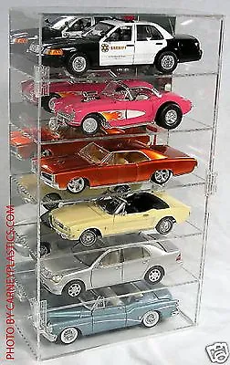 Model Diecast Display Case 1/18th Scale 6 Car Vertical • $99.95