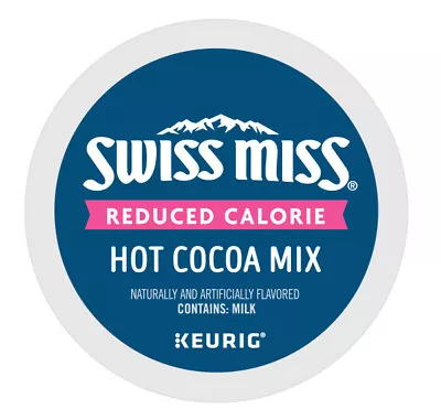 Swiss Miss Reduced Calorie Hot Cocoa Keurig K-Cup Pod 88ct (4Boxes Of 22Pods) • $47.99