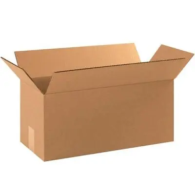 17x8x8  Long Corrugated Boxes For Shipping Packing Moving Supplies 25 Total • $40.99