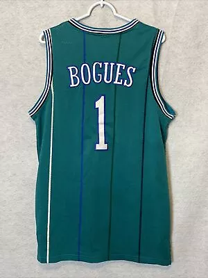 Muggsy Bogues Adidas Embroidered Swingman Jersey  Size Medium • $69.95