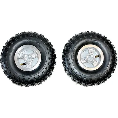 2X 4.10 - 4 4  Inch Rear Back Wheel Rim Tyre 49cc Mini Quad Dirt Bike ATV Buggy • $49.30