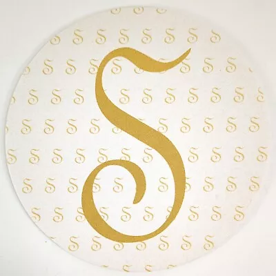 THE INITIAL OFFERING Monogrammed Coasters Gold Script S Lot Of 50 In Container • $8.96