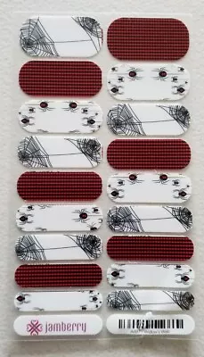 $7 • Buy Jamberry Nail Wrap Full Sheet Widows Web Halloween Retired February 2015