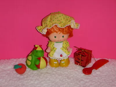 Vintage Strawberry Shortcake~ Party Pleaser APPLE DUMPLIN Doll & TEATIME TURTLE~ • $79.99