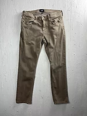 Paige Jeans Mens 34 X 29 Federal Slim Straight Stretch Vintage Woodland/Brown • $31.98