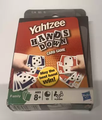 Hasbro Yahtzee Hands Down Card Game Game New! • $10.99