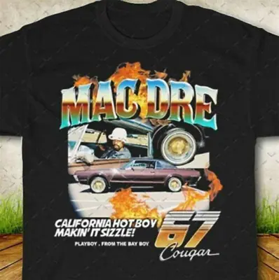 Mac Dre Rap Retro Vintage T Shirt Size S-5XL Black Unisex Tee EE1607 • $24.69