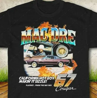 Mac Dre Rap Retro Vintage T Shirt Size S-5XL Black Unisex Tee • $19.96