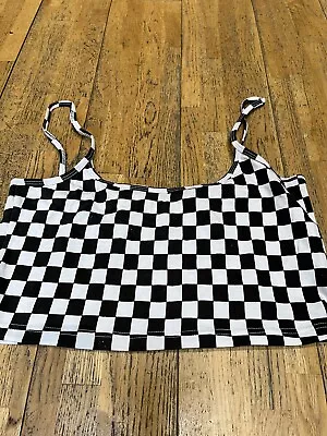 £0.99 • Buy Checked Crop Top Size 16 New